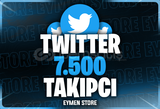 ⭐Twitter 7500 Takipçi