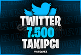 ⭐Twitter 7500 Takipçi ⭐