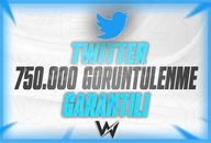 ⭐TWİTTER 750.000 GÖRÜNTÜLENME (GARANTİLİ)⭐