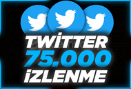 ⭐Twitter +75.0000 İzlenme ⭐