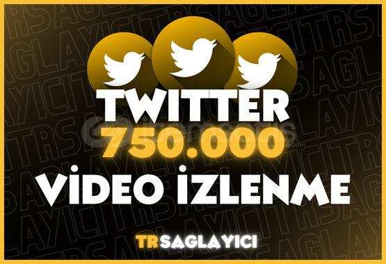 Twitter 750.000 Video İzlenme Twitter 750.000 Video İzlenme