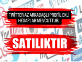 TWİTTER AZ ARKADAŞLI PROFİL EKLİ HESAPLAR 