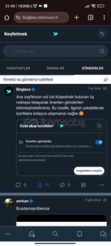 Twitter benzeri sosyal medya sitesi