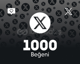 ⭐Twitter [GARANTİLİ] 1000 Gerçek Beğeni⭐