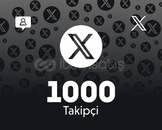 ⭐Twitter [GARANTİLİ] 1000 Gerçek Takipçi⭐