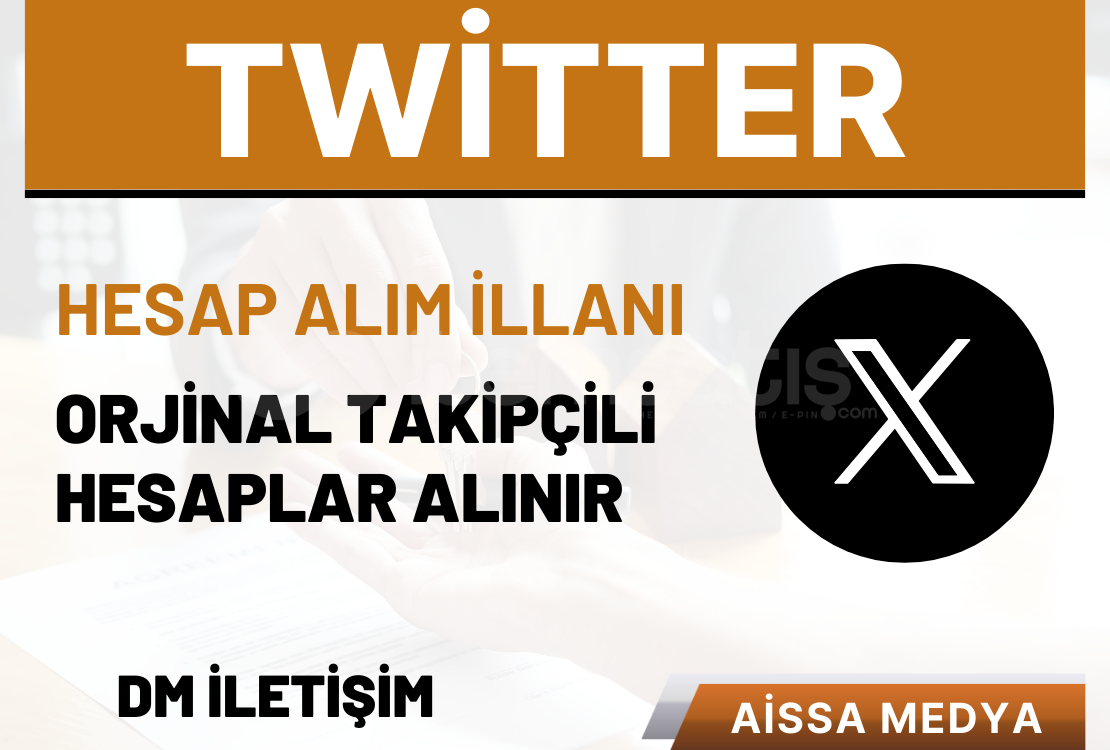 TWİTTER HESABI ALINACAK TWİTTER HESABI ALINACAK