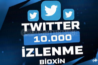 Twitter Ömür Boyu Garantili 10.000 izlenme