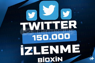 Twitter Ömür Boyu Garantili 150.000 izlenme