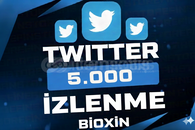Twitter Ömür Boyu Garantili 5000 izlenme