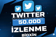 Twitter Ömür Boyu Garantili 50.000 izlenme