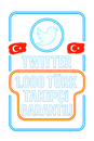 TWİTTER⭐[PREMİUM]⭐ 1.000 TÜRK TAKİPÇİ