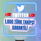 TWİTTER⭐[PREMİUM]⭐ 1.000 TÜRK TAKİPÇİ