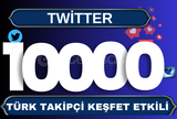 Twitter Premium Türk 10.000 Takipçi 