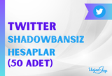 Twitter Shadowbansız Hesaplar (50 Adet)