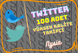 Twitter X - 100 Adet Yüksek Kalite Takipçi ⭐