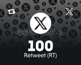 Twitter (X) 100 Retweet (RT)