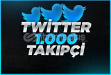 Twitter (X) 1.000 Takipçi