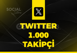 Twitter (X) 1.000 Takipçi - Garantili