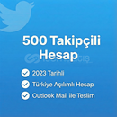 Twitter(X) 2023 Tarihli(Türkiye) 500+ Takipçili