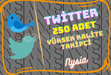 Twitter X - 250 Adet Yüksek Kalite Takipçi ⭐