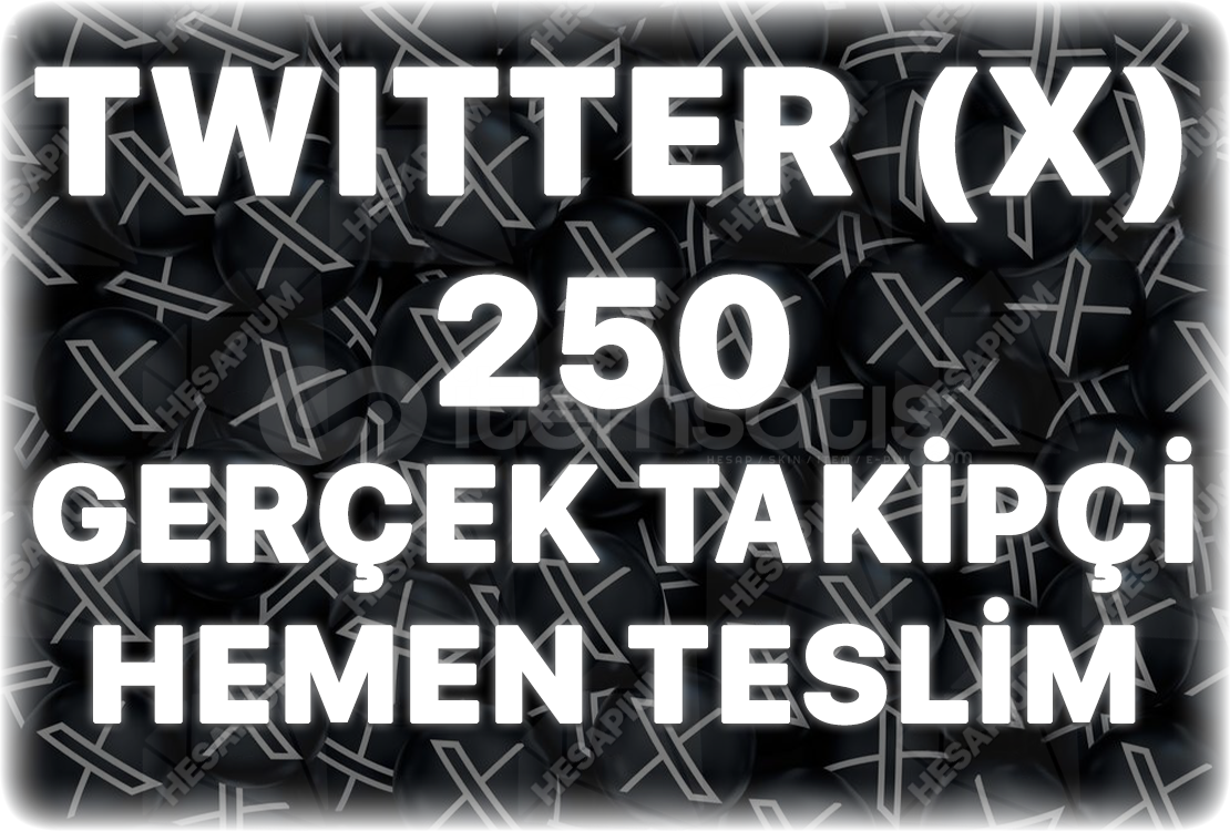 Twitter (X) 250 Organik Takipçi - Trend Etkili Twitter (X) 250 Organik Takipçi - Trend Etkili