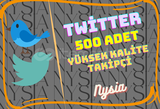 Twitter X - 500 Adet Yüksek Kalite Takipçi ⭐