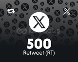 Twitter (X) 500 Retweet (RT)