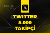 Twitter (X) 5.000 Takipçi - Garantili