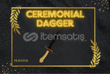 (T.W.W.) Ceremonial Dagger