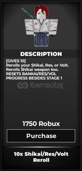 Type Soul 10x Shikai/Res/Volt Reroll Type Soul 10x Shikai/Res/Volt Reroll