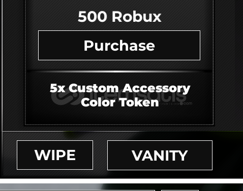 Type Soul 5X Custom Accessory Color Token Type Soul 5X Custom Accessory Color Token