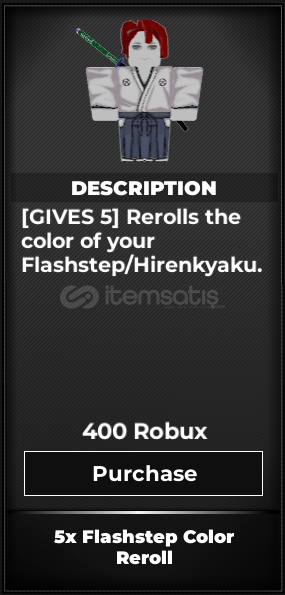 Type Soul 5x Flashstep Color Reroll Type Soul 5x Flashstep Color Reroll