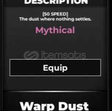 Type Soul Warp dust