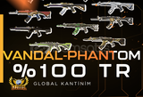 [U+VIP] %100 VANDAL/PHANTOM %100TR + GARANTİ