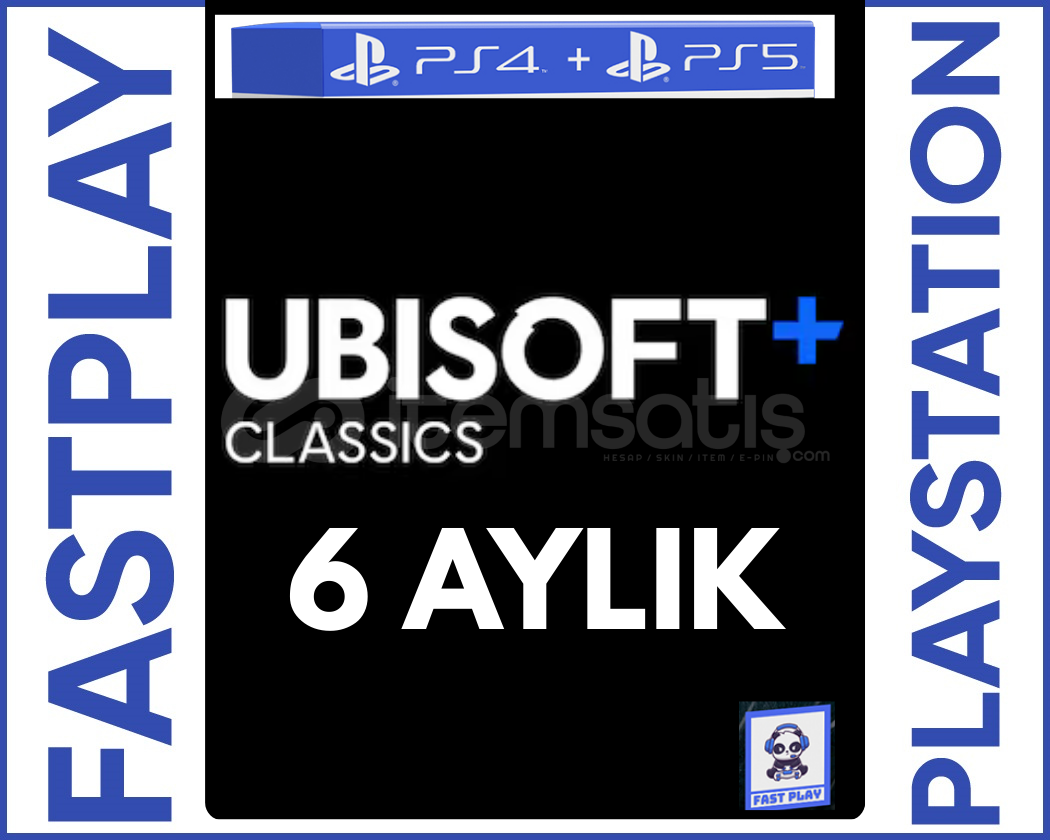 UBİSOFT 6 AYLIK + GARANTİ + DESTEK PS4/PS5 UBİSOFT 6 AYLIK + GARANTİ + DESTEK PS4/PS5
