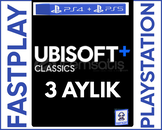 UBİSOFT 3 AYLIK + GARANTİ + DESTEK PS4/PS5