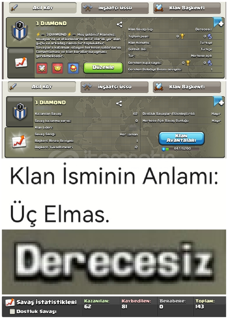 ÜÇ ELMAS⚡LİG ÖZEL⚡BENZERSİZ⚡ÜNLÜ NADİR İSİM  ÜÇ ELMAS⚡LİG ÖZEL⚡BENZERSİZ⚡ÜNLÜ NADİR İSİM
