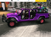 Ücretli jipp sirenli bayraklı 