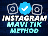 ✔️[ÜCRETSİZ-KALICI]2 ADET İNSTAGRAM MAVİ TİK ✔️