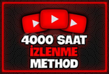 ÜCRETSİZ 4000 SAAT İZLENME METHODU