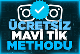 ⭐ ÜCRETSİZ+KALICI 2 MAVİ TİK METHODU ⭐