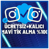 ⚡ÜCRETSİZ+KALICI MAVİ TİK ALMA %100⚡