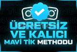 ⭐ [ÜCRETSİZ]+[KALICI]⭐MAVİ TİK METHODU ⭐