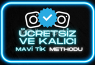 ✅[ÜCRETSİZ]+[KALICI] MAVİ TİK METHODU✅