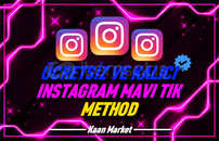 Ücretsiz ve Kalıcı Instagram Mavi Tik Method