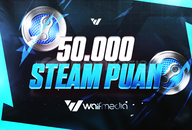 ⭐[UCUZ & KALİTELİ] 50.000 Steam Puan