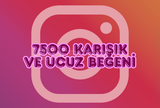 ⚡ UCUZ KARIŞIK | 7500 BEĞENİ