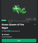 UCUZ LIMITED GREEN QUEEN OF THE NIGHT (GQOTN)