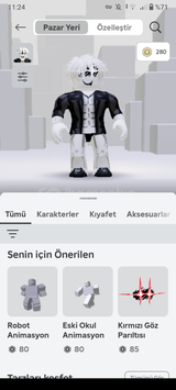 Ucuz roblox hesabı 280 robuxlu