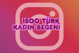⚡ UCUZ | TÜRK KADIN 1500 BEĞENİ